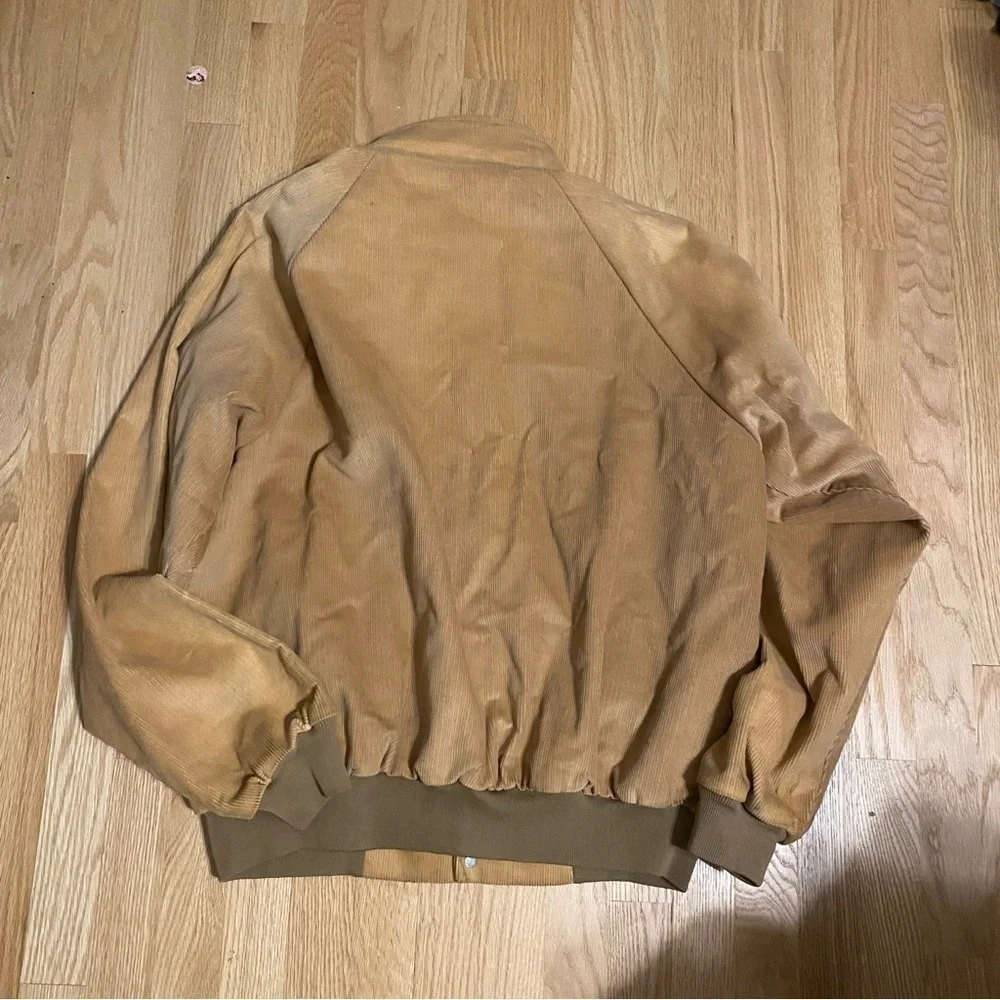 Vintage K-Brand Ford New Holland Corduroy Jacket Pheasant Embroidered Medium